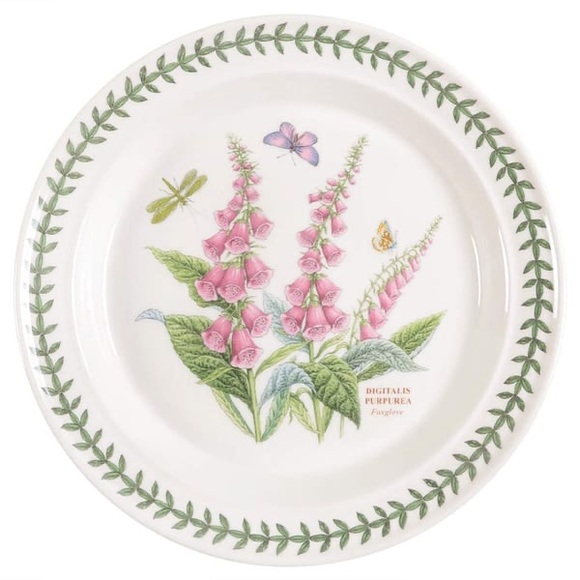 Portmeirion Botanic Garden | 10.5” Dinner Plate | Digitalis Purpurea - Foxglove - Picture 10 of 10